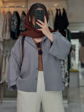 شومیز آستین پاکتی