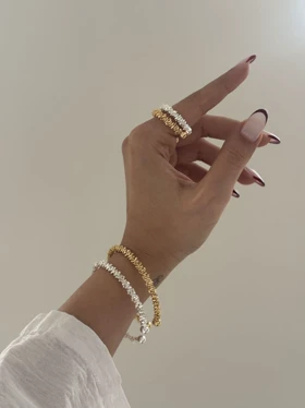 ست کامل وارداتی خاویاری نقره ای