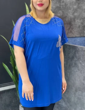 تیشرت سرشانه تور دلبر کد : 2125