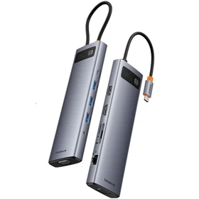 هاب تایپ سی 11 پورت باسئوس Baseus مدل BS-OH147 توان 100 وات