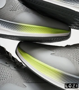کفش کتانی مردانه و زنانه طوسی Nike air zoom