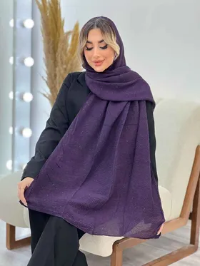 شال پلیسه ساده