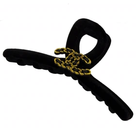 کلیپس مو زنانه مدل اکریلیک روکش جیر کد G_Lnd_1440