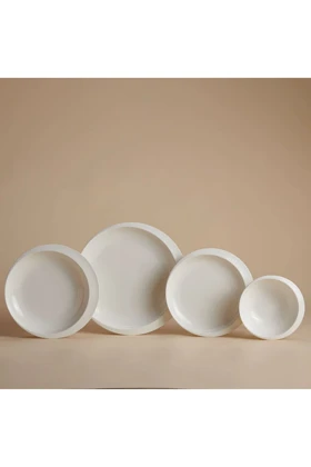 سرویس غذاخوری KORKMAZ مدل Moon Collection چینی - چندرنگ