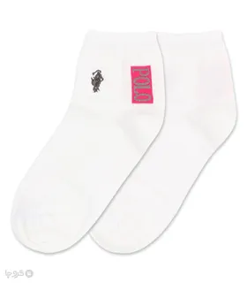 جوراب نیم ساق گلدوزی کد 80006 طرح Polo