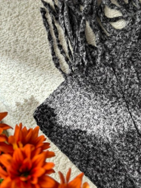 شال موهر ملانژ 20645 (ذغالی)