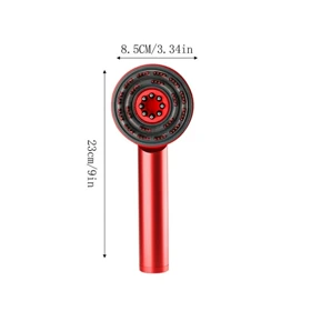 برس حرفه ای ماساژور اسکالپ ردلایت تراپی و روغن تراپی