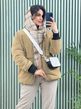 کاپشن کلاهدار نیل