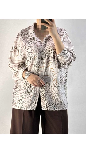 شومیز پری پلنگی زنانه 80069