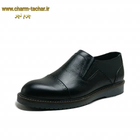 کفش رسمی مردانه بدون بند چرم طبیعی برت کد si985