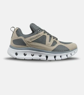 کفش کتانی طبی زنانه و مردانه طوسی کرم SKECHERS element 2.0