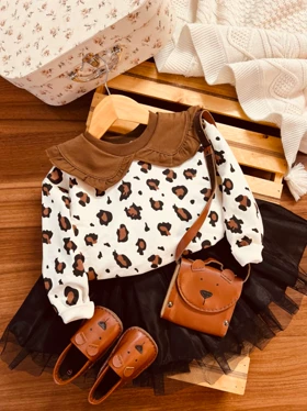 ست بلوز دامن پلنگی