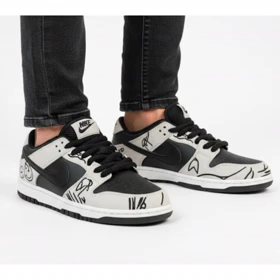 کتانی نایک اس بی کاستوم مشکی