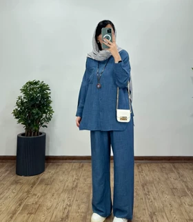 ست مانتو و شلوار آنا