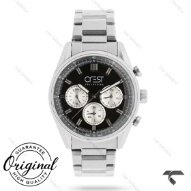 ساعت کرست مردانه 6301-1 استیل صفحه پاندا Crest-10924-G