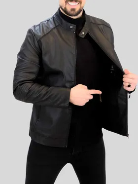 کت چرم 2309 مشکی