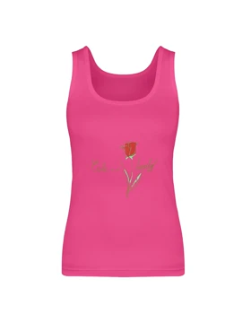 تاپ رکابی زنانه طرح رز