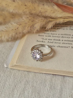 انگشتر جواهری فری سایز دایره