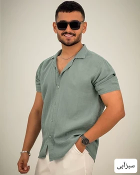 پیراهن مردانه ساده دبل فیس_کد4406