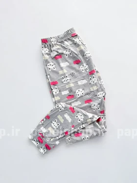 شلوار مخمل استیکردار خرگوش و ابر
