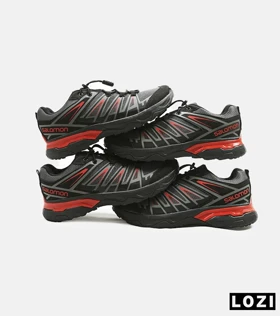کفش کتانی مردانه و زنانه مشکی قرمز سالومون Salomon X ULTRA