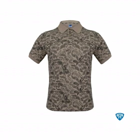 پولوشرت ضدتعریق طرحدار کرم