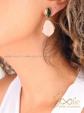 گوشواره زنانه طلا مخمل کد E1151