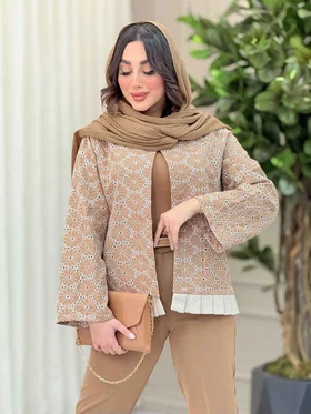 مانتو طرح دار میخک