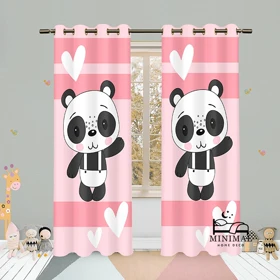 پرده کودک طرح پاندا مدل W5064