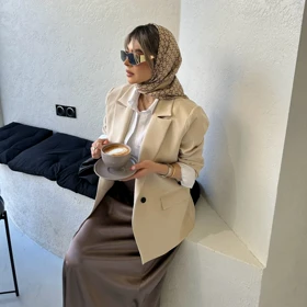 کت ساتن سیلک