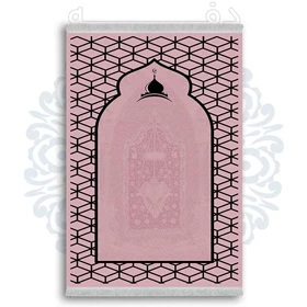 فرشینه از جنس پارچه هازان مخمل ترک طرح سجاده برند دفه کد DSJ 37