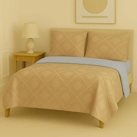 سرویس روتختی کاوری مینیمال طرح برجسته لوزی درشت