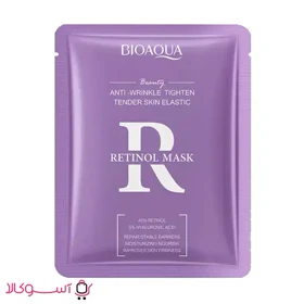 ماسک ورقه ای بیوآکوا مدل رتینول retinol حجم 25 میل