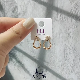 گوشواره ژوپینگ نگین‌دار