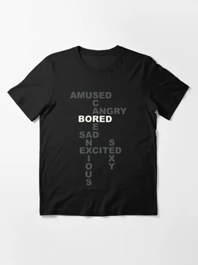 تیشرت وست ورلد تیشرت Westworld طرح Westworld Tshirt Giggles Tshirt: BORED Essential