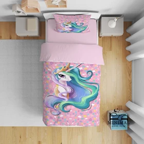 روتختی کودک طرح اسب تک شاخ مدل T4905