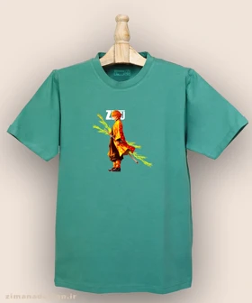 تیشرت مردانه و زنانه طرح شیطان کش شخصیت زنیتسو کد 964