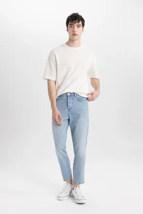 شلوار جین Slim Crop Fit B8323AX24SM