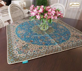 رومیزی 11 ترمه اصل هاشمی کد 24 با 11 رنگ متنوع