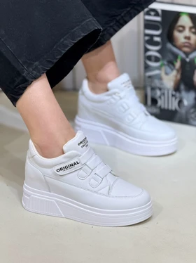 250 کتانی زنانه لژ مخفی 8 سانت فشیون بند کشی FASHION