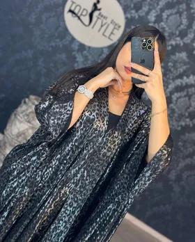 مانتو عبایی کد : 8145
