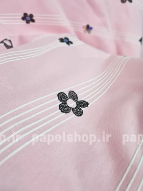 تیشرت یقه گرد طرح گل