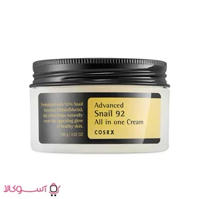 کرم مرطوب کننده حلزون کوزارکس مدل advanced snail 92 حجم 100 میل