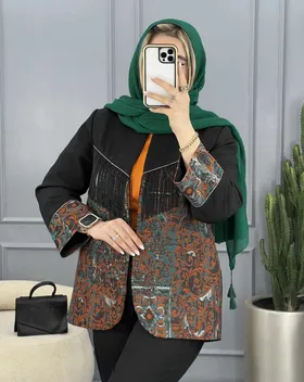 کت مزونی ریش دار(89)کد3557