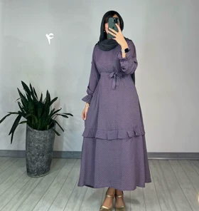 پیراهن مانتویی شکوفه 3