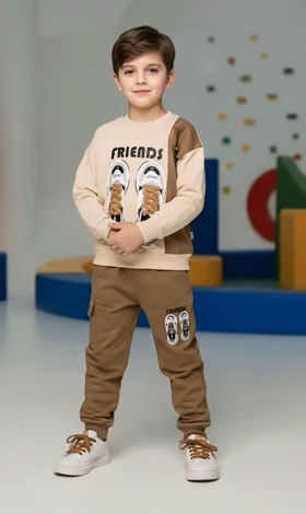 بلوز و شلوار طرح کتانی