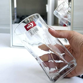 لیوان طرح کریستال مچاله Deli