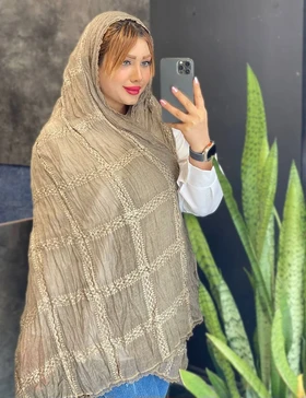 شال گلدوزی آوا کد : L018