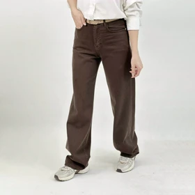 شلوار جین نیم بگ 1008252