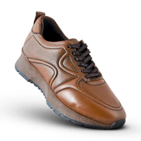 کفش روزمره زنانه چرم یلسان مدل ناتاشا کد 632-GN